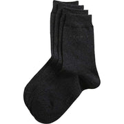 Esprit Basic Easy 2 Pack Mid-Calf Socks - Anthracite Grey