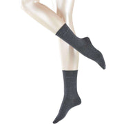 Esprit Basic Pure 2 Pack Socks - Anthracite Melange