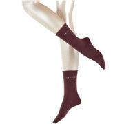 Esprit Basic Pure 2 Pack Socks - Shadow Red