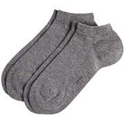 Esprit Basic Sneaker 2 Pack Socks - Light Grey