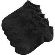 Esprit Solid Block Colour Sneaker 5 Pack Socks - Black