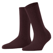 Falke Cosy Wool Boot Socks - Barolo Purple