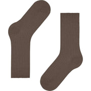Falke Cosy Wool Boot Socks - Jasper Brown
