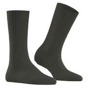 Falke Cosy Wool Boot Socks - Military Green