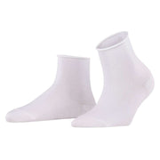 Falke Cotton Touch Short Socks - White
