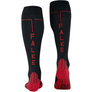 Falke Energizing Knee High Health Socks - Black/Red