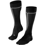 Falke Energizing Knee High Health Socks - Black/White