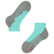 Falke GO2 Short Socks - Fiji Blue