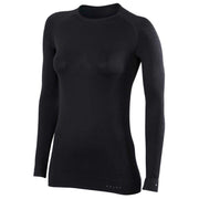 Falke Maximum Warm Tight Fit Long Sleeve Shirt - Black