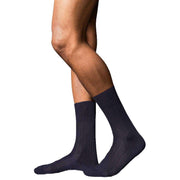 Falke No2 Finest Midcalf Cashmere Socks - Dark Navy