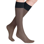 Falke Pure Matt 20 Denier Knee High Stockings - Marine Navy