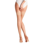 Falke Pure Matt 20 Denier Stay Up Stockings - Golden Tan