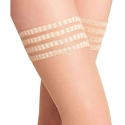 Falke Pure Matt 20 Denier Stay Up Stockings - Golden Tan