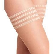 Falke Pure Matt 20 Denier Stay Up Stockings - Powder Tan