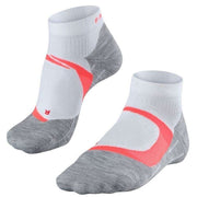 Falke Running 4 Cool Short Socks - White/Neon Red