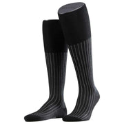 Falke Shadow Knee High Socks - Grey/White
