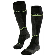 Falke SK Energizing Wool Knee High Socks - Black Lightening