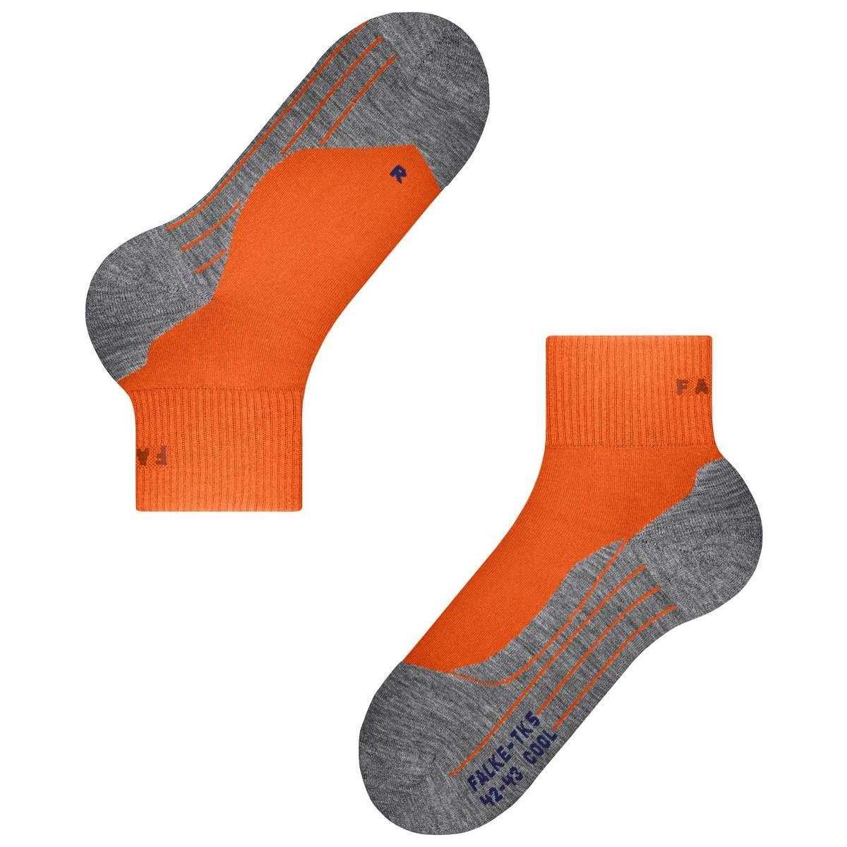 Messing deadline Flash Falke Dutch Orange Mens TK5 Wander Cool Short Socks – KJ Beckett