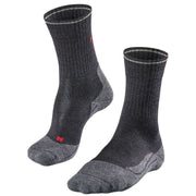 Falke Trekking 2 Wool Silk Socks - Anthracite Melange Grey
