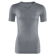 Falke Wool Tech Light Short Sleeved T-Shirt - Grey Heather
