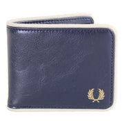 Fred Perry Classic Bifold Wallet - Navy/Ecru