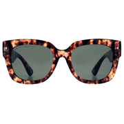 French Connection Chunky D-Frame Sunglasses - Classic Demi Brown