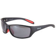 French Connection Rectangle Wrap Sunglasses - Black