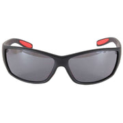 French Connection Rectangle Wrap Sunglasses - Black