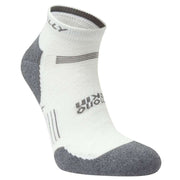 Hilly Supreme Quarter Socks - White/Grey Marl
