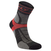 Hilly Trail Anklet Med Socks - Black/Red