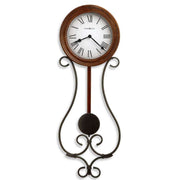 Howard Miller Yvonne Wall Clock - Warm Grey/Brown
