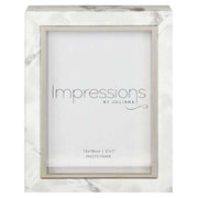 Juliana Impressions Marble Look Frame 5x7 - White