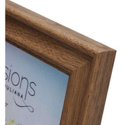 Juliana Natural Finish Wooden Photo Frame 4x6 - Walnut Brown