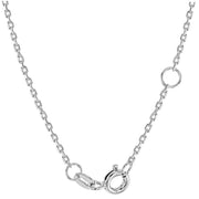 KJ Beckett Trilogy Cubic Zirconia Pendant Necklace - Silver