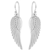 KJ Beckett Wing Drop Earrings - Silver