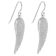 KJ Beckett Wing Drop Earrings - Silver