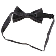 Knightsbridge Neckwear Bow Tie and Cummerbund Set - Black