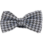 Knightsbridge Neckwear Bow Tie and Cummerbund Set - Black/Grey
