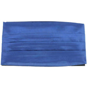 Knightsbridge Neckwear Bow Tie and Cummerbund Set - Blue