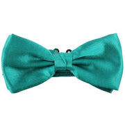 Knightsbridge Neckwear Bow Tie and Cummerbund Set - Teal