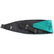 Knightsbridge Neckwear Bow Tie and Cummerbund Set - Teal