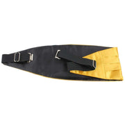 Knightsbridge Neckwear Bow Tie and Cummerbund Set - Yellow