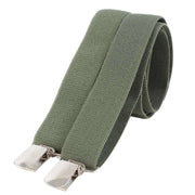 Knightsbridge Neckwear Clip on Braces - Olive