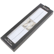 Knightsbridge Neckwear Clip on Braces - White