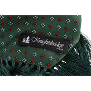 Knightsbridge Neckwear Diamond Aviator Silk Scarf - Green