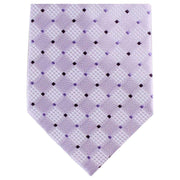 Knightsbridge Neckwear Diamond Tonal Regular Polyester Tie - Purple