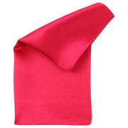 Knightsbridge Neckwear Fine Silk Pocket Square - Red
