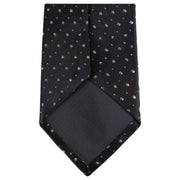 Knightsbridge Neckwear Glitter Tie - Black