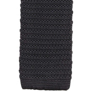 Knightsbridge Neckwear Knitted Tie - Black