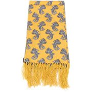 Knightsbridge Neckwear Large Paisley Silk Scarf - Yellow